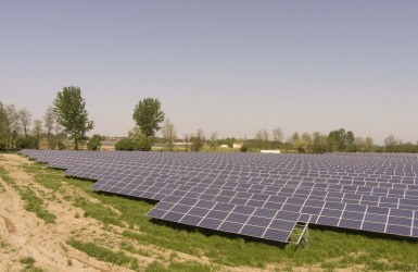 Impianto fotovoltaico a terra Castelvisconti